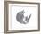 Animal Head Hippo-Neeti Goswami-Framed Art Print