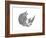 Animal Head Hippo-Neeti Goswami-Framed Art Print