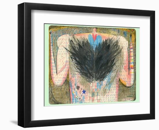 Animal Heart.-Leonardo Flores-Framed Giclee Print