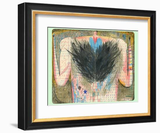 Animal Heart.-Leonardo Flores-Framed Giclee Print