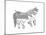 Animal Horse3-Neeti Goswami-Mounted Art Print