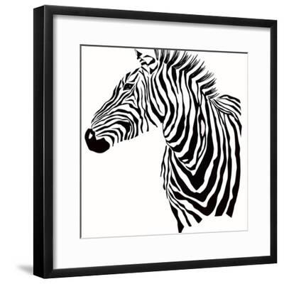 Download Animal Illustration of Vector Zebra Silhouette Art Print ...