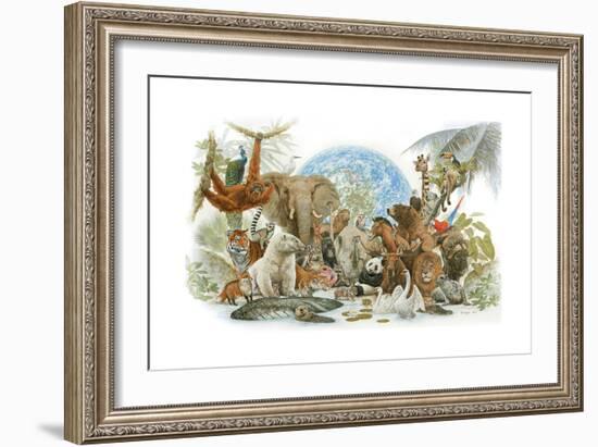 Animal Kingdom-Tim Knepp-Framed Giclee Print