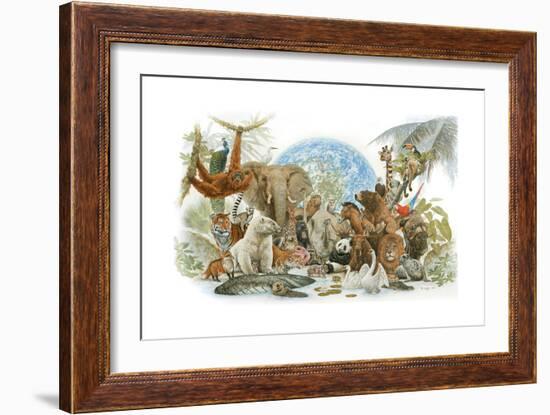 Animal Kingdom-Tim Knepp-Framed Giclee Print