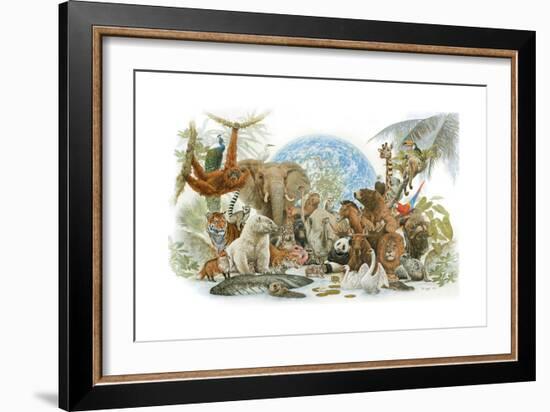 Animal Kingdom-Tim Knepp-Framed Giclee Print