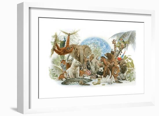 Animal Kingdom-Tim Knepp-Framed Giclee Print