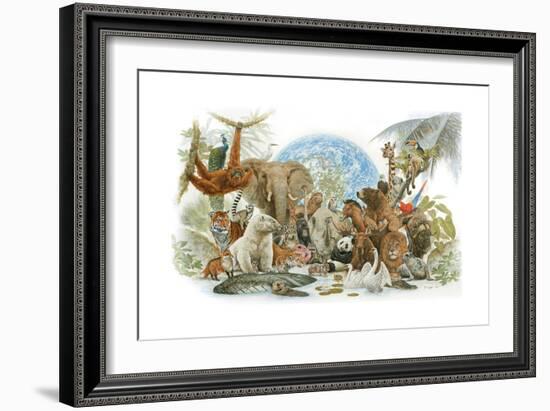 Animal Kingdom-Tim Knepp-Framed Giclee Print