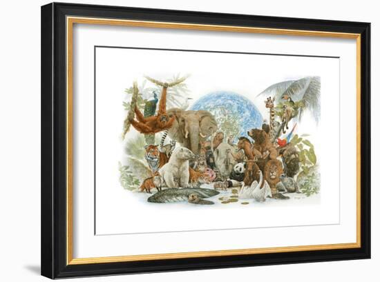 Animal Kingdom-Tim Knepp-Framed Giclee Print