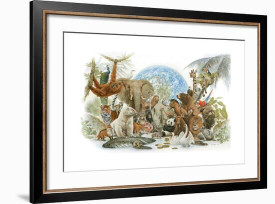 Animal Kingdom-Tim Knepp-Framed Giclee Print