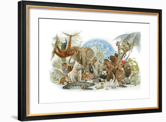 Animal Kingdom-Tim Knepp-Framed Giclee Print