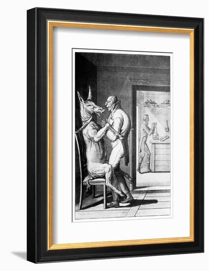 Animal Magnetism, Satirical Artwork-Science Photo Library-Framed Photographic Print