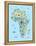 Animal Map of Africa for children and kids-Michael Tompsett-Framed Stretched Canvas