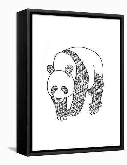 Animal Panda-Neeti Goswami-Framed Stretched Canvas