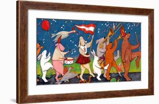 Animal Parade-Nancy Carlson-Framed Art Print