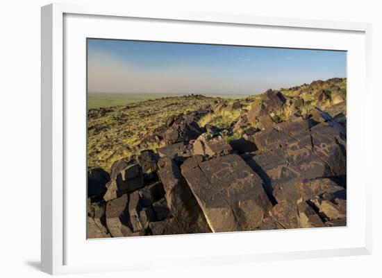 Animal Petroglyphs Between 5-Inaki Relanzon-Framed Photographic Print