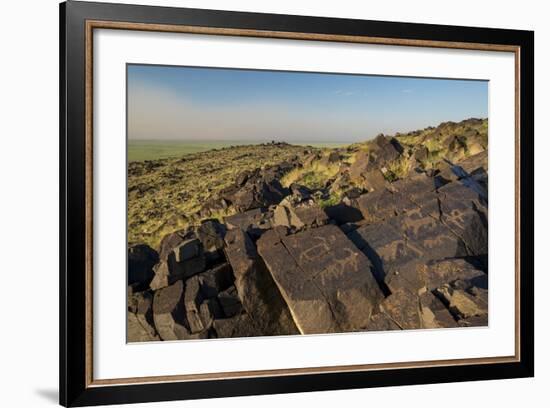 Animal Petroglyphs Between 5-Inaki Relanzon-Framed Photographic Print