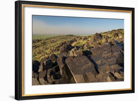 Animal Petroglyphs Between 5-Inaki Relanzon-Framed Photographic Print