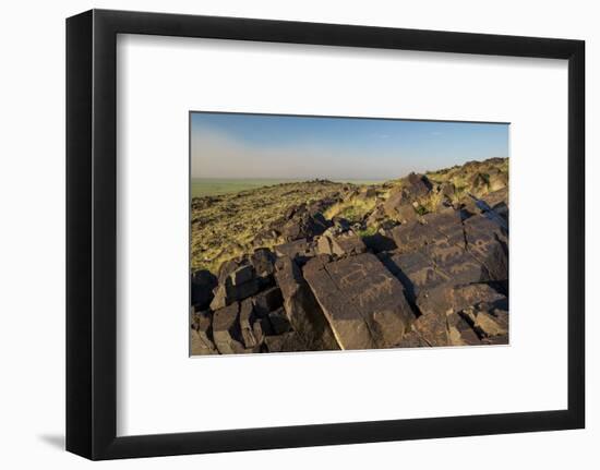 Animal Petroglyphs Between 5-Inaki Relanzon-Framed Photographic Print