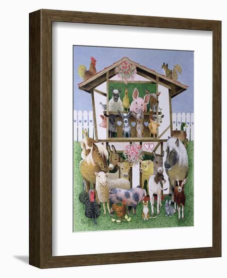 Animal Playhouse-Pat Scott-Framed Premium Giclee Print