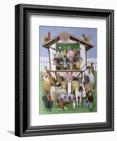 Animal Playhouse-Pat Scott-Framed Premium Giclee Print