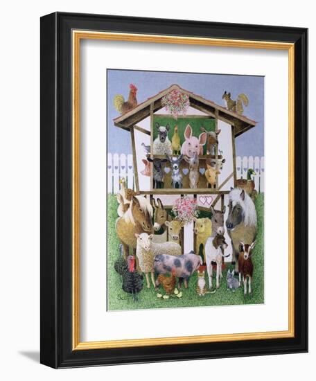 Animal Playhouse-Pat Scott-Framed Premium Giclee Print