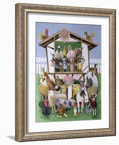 Animal Playhouse-Pat Scott-Framed Giclee Print