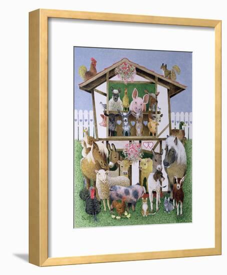 Animal Playhouse-Pat Scott-Framed Giclee Print