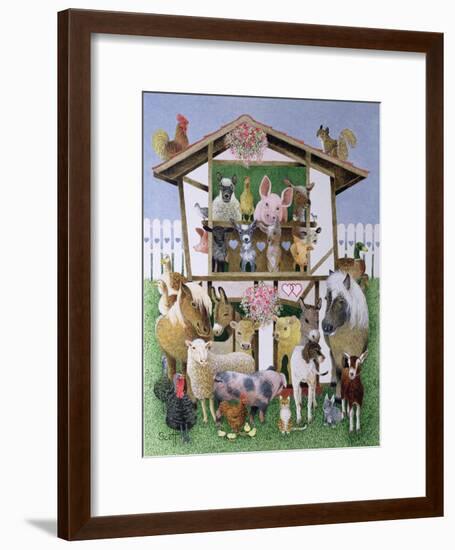 Animal Playhouse-Pat Scott-Framed Giclee Print