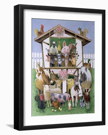 Animal Playhouse-Pat Scott-Framed Giclee Print