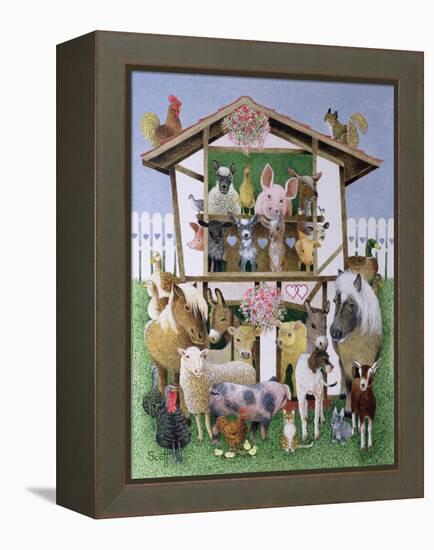 Animal Playhouse-Pat Scott-Framed Premier Image Canvas