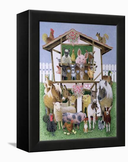 Animal Playhouse-Pat Scott-Framed Premier Image Canvas