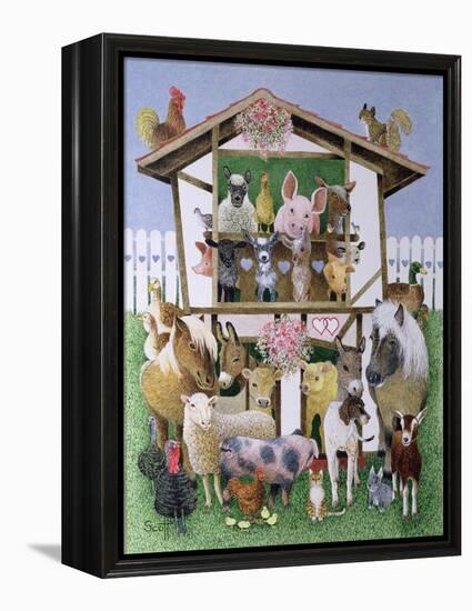 Animal Playhouse-Pat Scott-Framed Premier Image Canvas