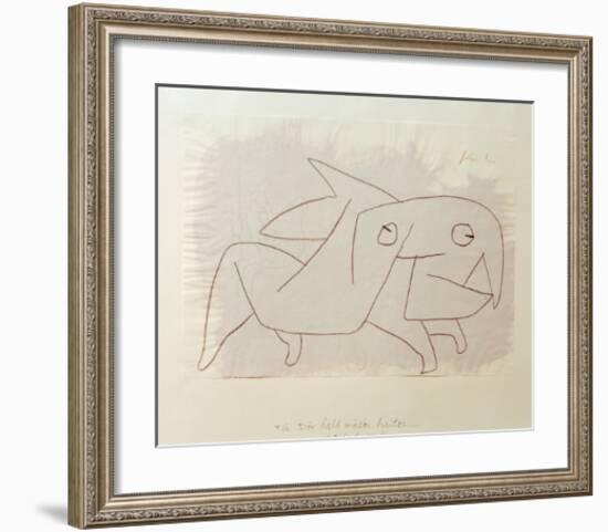 Animal Soon to be Merry Again-Paul Klee-Framed Giclee Print