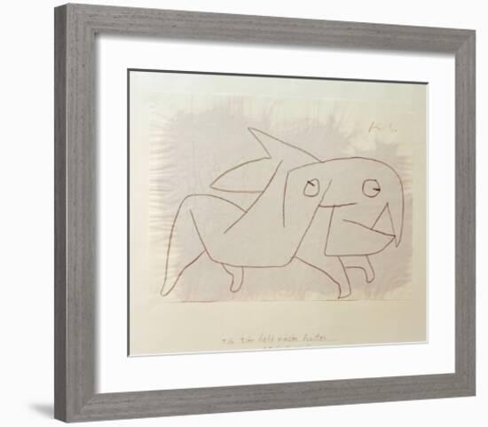 Animal Soon to be Merry Again-Paul Klee-Framed Giclee Print