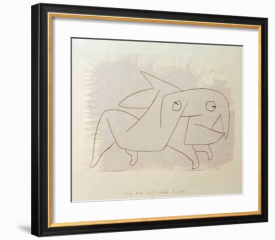 Animal Soon to be Merry Again-Paul Klee-Framed Giclee Print