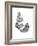 Animal Squirrel-Neeti Goswami-Framed Art Print