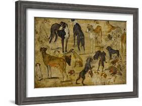 Animal Studies: Dogs-Jan Brueghel the Elder-Framed Giclee Print