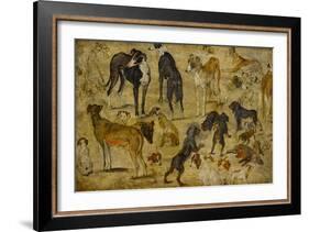 Animal Studies: Dogs-Jan Brueghel the Elder-Framed Giclee Print