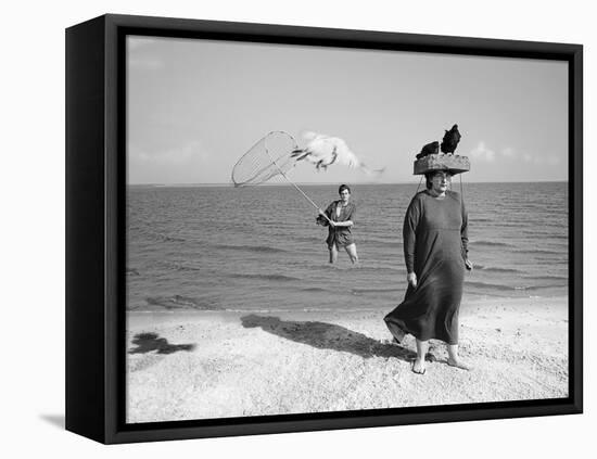 Animal Talk 10, 2015-Jaschi Klein-Framed Premier Image Canvas