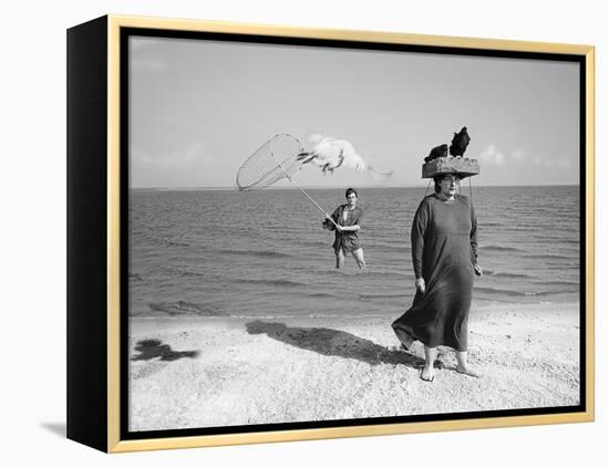 Animal Talk 10, 2015-Jaschi Klein-Framed Premier Image Canvas