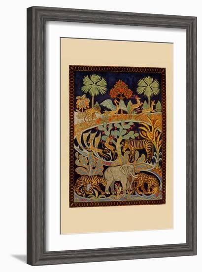 Animal Tapestry-Needlecraft Magazine-Framed Art Print