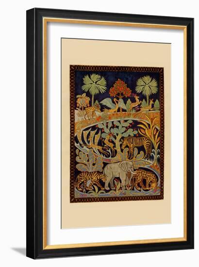 Animal Tapestry-Needlecraft Magazine-Framed Art Print