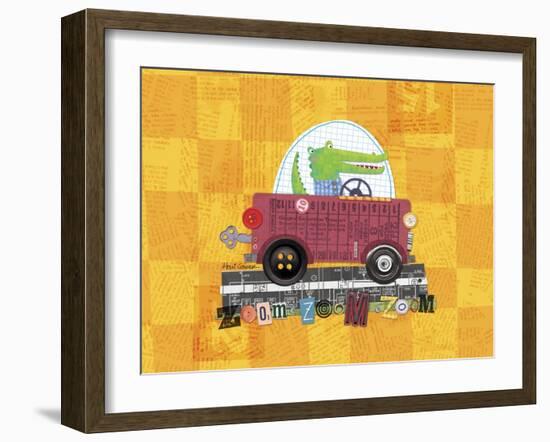 Animal Transporters 1-Holli Conger-Framed Giclee Print