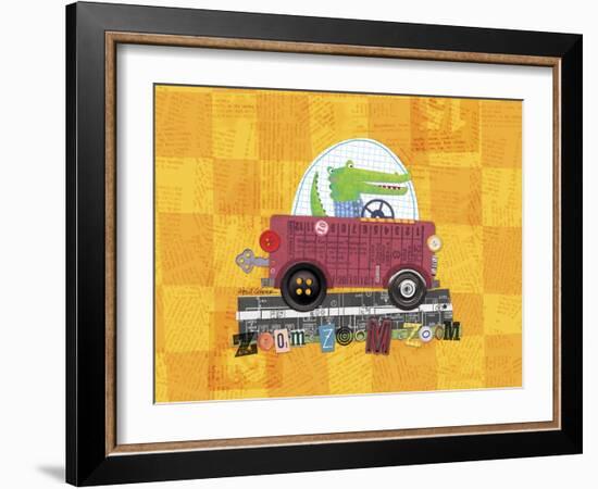 Animal Transporters 1-Holli Conger-Framed Giclee Print