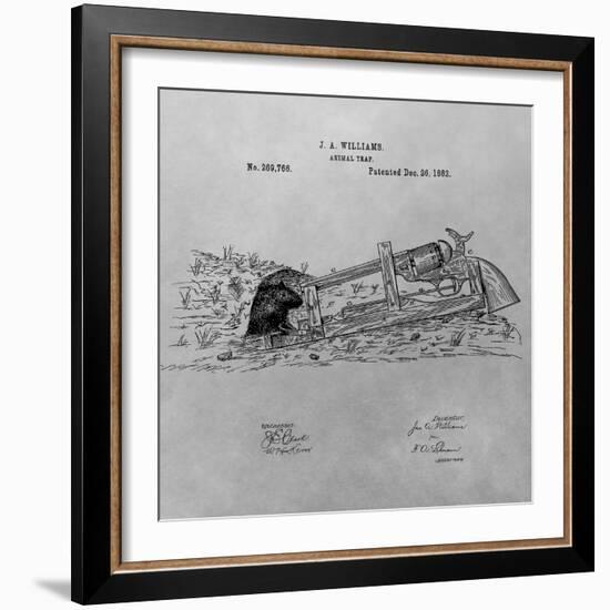 Animal Trap, 1882-Gray-Dan Sproul-Framed Art Print