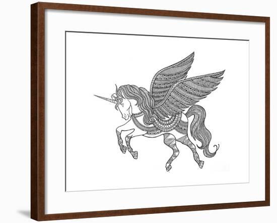 Animal Unicorn-Neeti Goswami-Framed Art Print