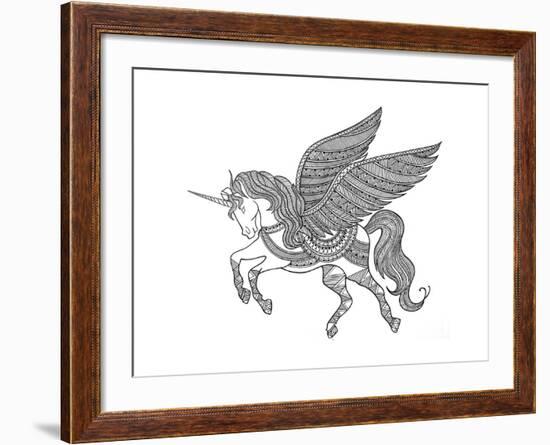 Animal Unicorn-Neeti Goswami-Framed Art Print