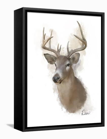 Animal Woodland Deer-Matthew Piotrowicz-Framed Stretched Canvas