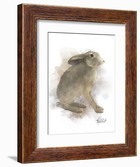 Animal Woodland Rabbit-Matthew Piotrowicz-Framed Art Print