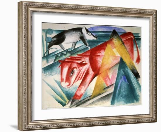 Animals, 1912-1913-Franz Marc-Framed Giclee Print